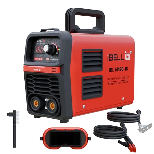 IBELL TOOLS iBELL M180-18 Inverter ARC Compact Welding Machine (IGBT) 180A | Built-in Hot Start, Anti-Stick, Arc Force | Supports 1–3.2mm Electrodes | 220V- 1 year warranty - Image 1