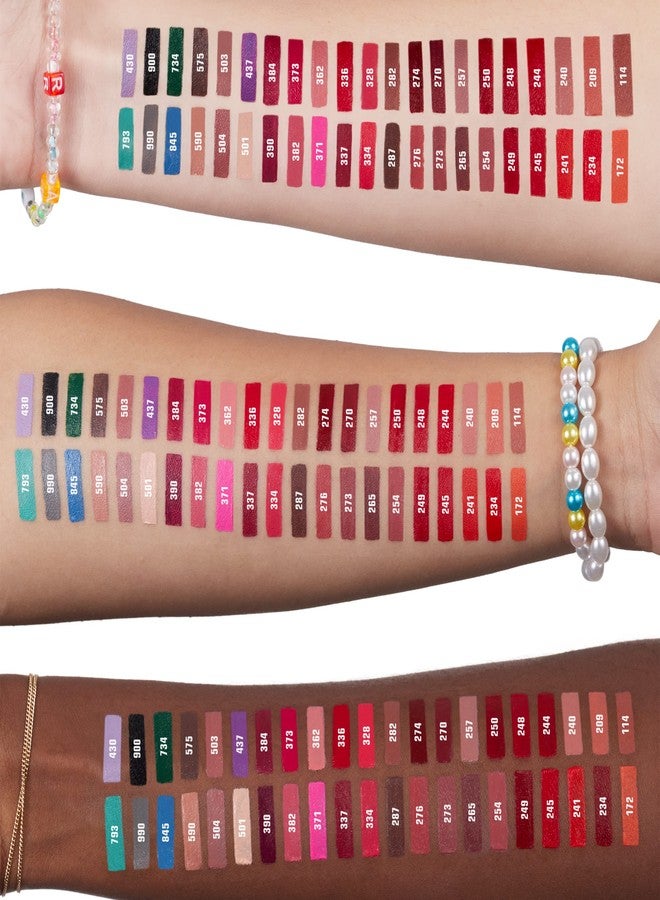 3Ina The Lipstick - Moisturizing Lipstick for Women - Semi-Matte Satin Finish with 5-Hour Long Wear - Highly Pigmented and Comfortable - 273-0.16 oz - Image 5