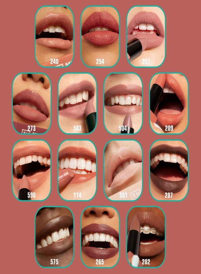 3Ina The Lipstick - Moisturizing Lipstick for Women - Semi-Matte Satin Finish with 5-Hour Long Wear - Highly Pigmented and Comfortable - 273-0.16 oz - Image 4