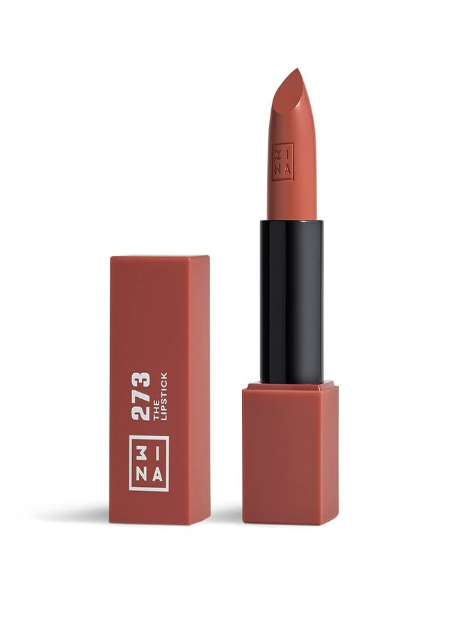3Ina The Lipstick - Moisturizing Lipstick for Women - Semi-Matte Satin Finish with 5-Hour Long Wear - Highly Pigmented and Comfortable - 273-0.16 oz - Image 1