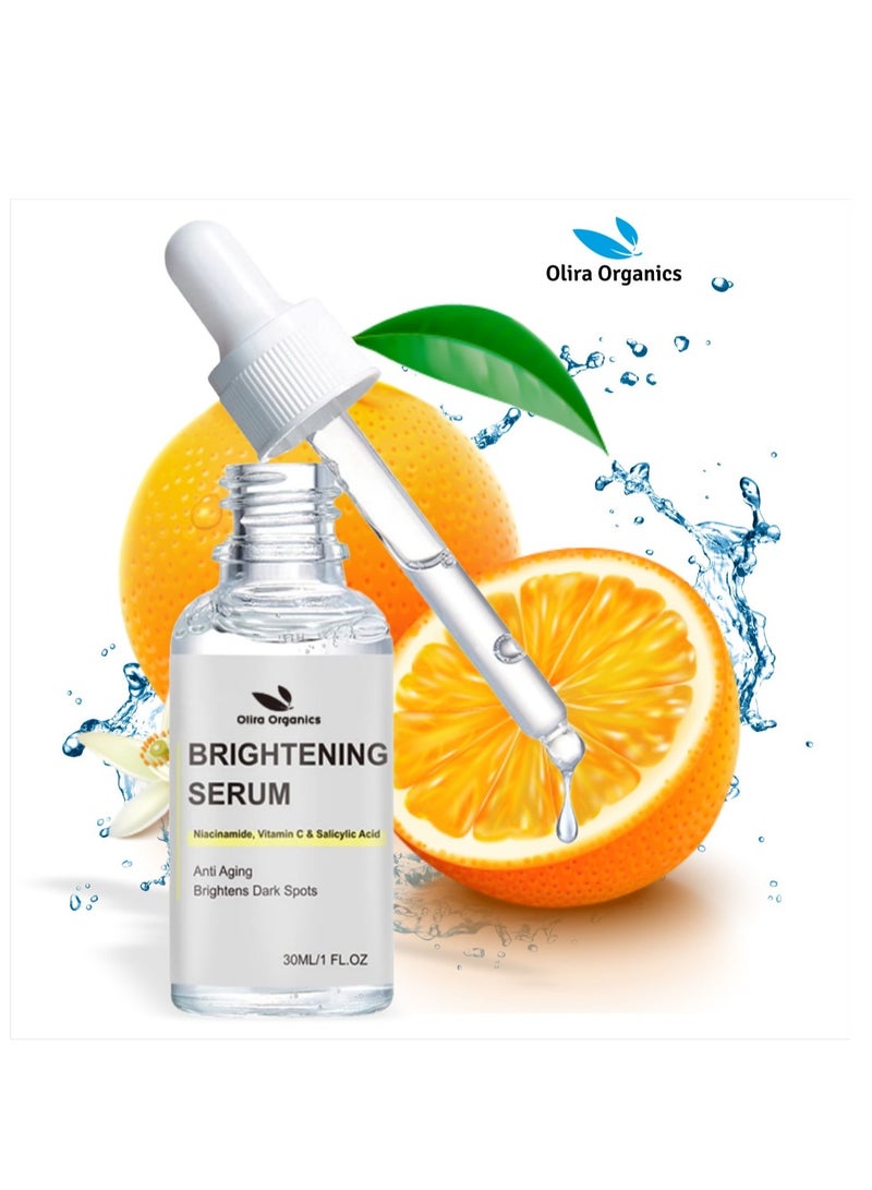 Brightening Serum With Vitamin C, Niacinamide & Salicylic acid For Dark Spot & Antiaging