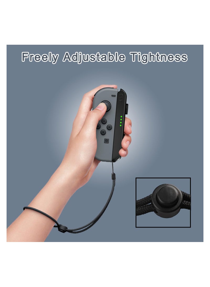 KASTWAVE Wrist Straps for Joycon, 2 Pcs Essential Replacement Accessories for Switch Joycons, for Switch/LED Wrist Strap, for Joycon Handle Hanging Strap (Black) - Image 5
