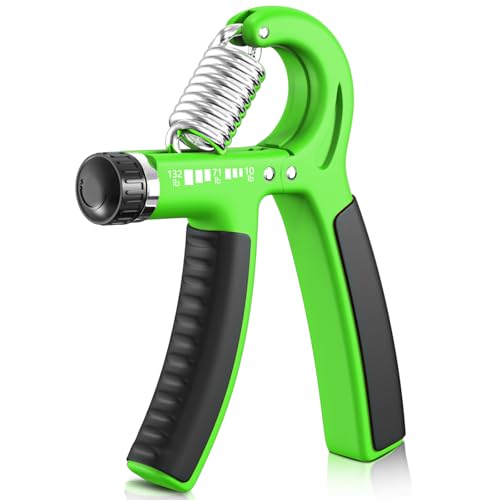 FitBeast Grip Strengthener Forearm Strengthener, Adjustable Hand Grip for Strength Training & Rehabilitation, 10-132 lbs Resistance, Ideal for Athletes and Physical Therapy (1 Piece Light Green) - Image 1