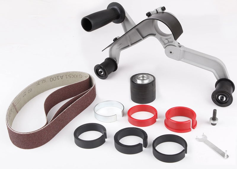 Aidelife Tube Belt Sander AttachmentPipe Tube Adapter Suitable for US 5811 ThreadStainless SteelMetalPolishingSanding 760x40mm