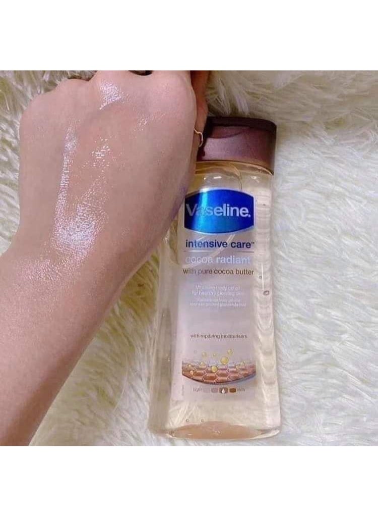 Vaseline Cocoa Oil Moisturizing & Silky Shine for Body, Skin & Hair 200ml - Image 3
