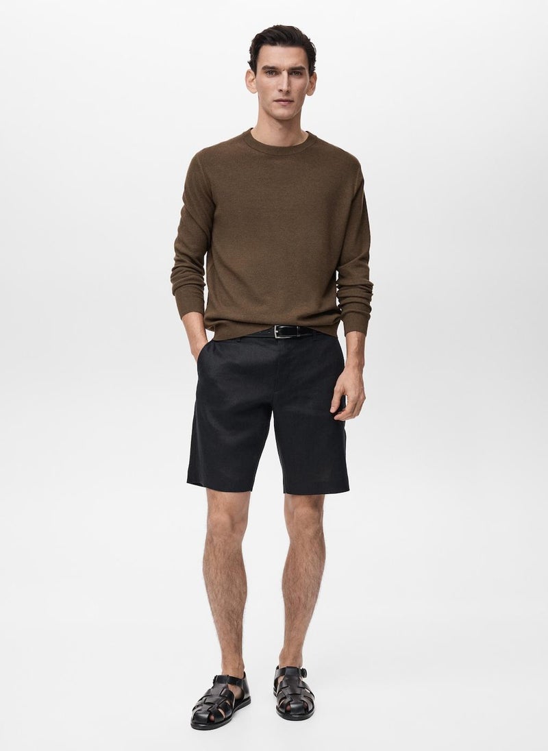 Mango Man Essential Crew Neck Sweater  - Image 5