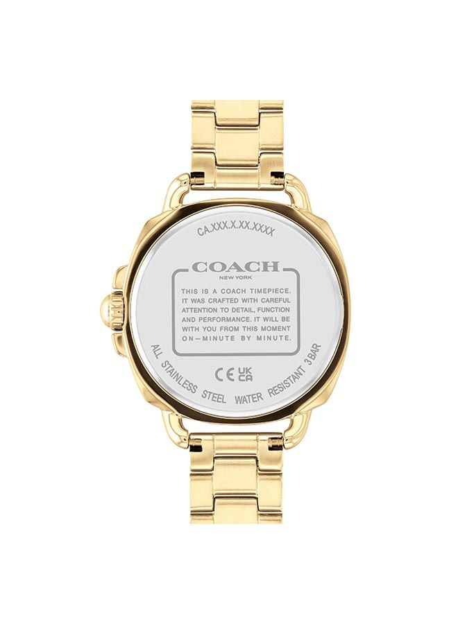 COACH ساعة يد نسائية من الستانلس ستيل بعقارب على شكل تونيو 14504167 - 34 ملم - Image 2
