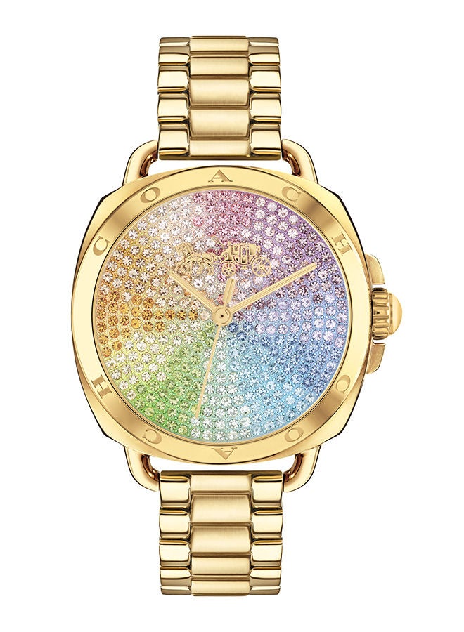 COACH ساعة يد نسائية من الستانلس ستيل بعقارب على شكل تونيو 14504167 - 34 ملم - Image 1