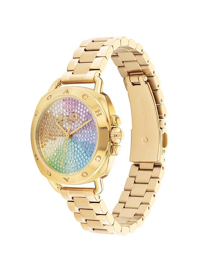 COACH ساعة يد نسائية من الستانلس ستيل بعقارب على شكل تونيو 14504167 - 34 ملم - Image 3