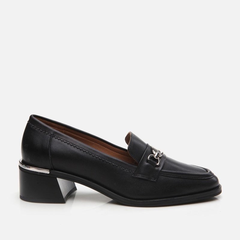 Hotiç 01AYH291040A100 GENUINE Leather Black Women's Loafer  - Image 1