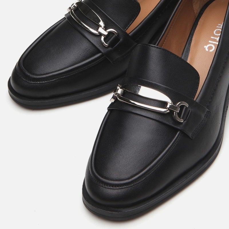 Hotiç 01AYH291040A100 GENUINE Leather Black Women's Loafer  - Image 4