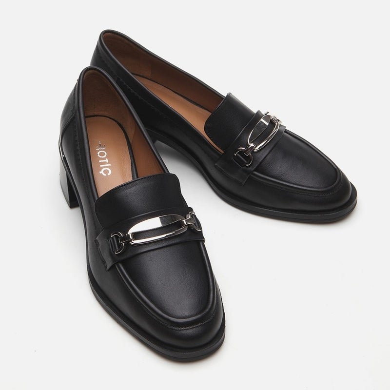 Hotiç 01AYH291040A100 GENUINE Leather Black Women's Loafer  - Image 3