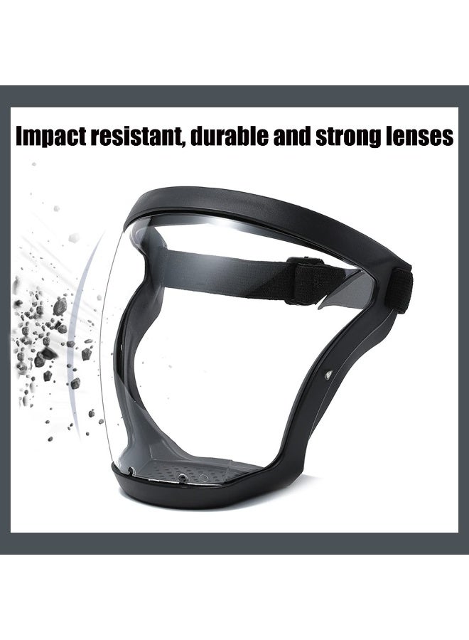 Anti-Fog Protective Full Face Shield-Super HD Reusable Face Shield Protective Cover Universal - Image 4