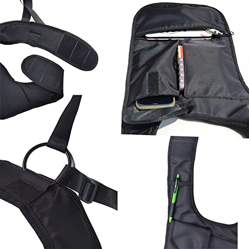 Larswon Hidden Underarm Shoulder Bag Pocket Wallet Anti Theft Pack Armpit Pouch for Left-handed - Image 5