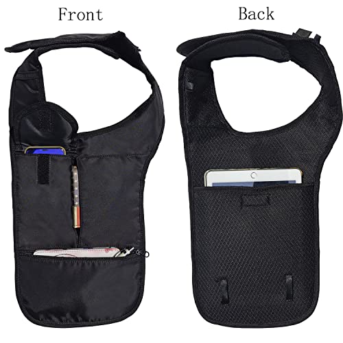 Larswon Hidden Underarm Shoulder Bag Pocket Wallet Anti Theft Pack Armpit Pouch for Left-handed - Image 4