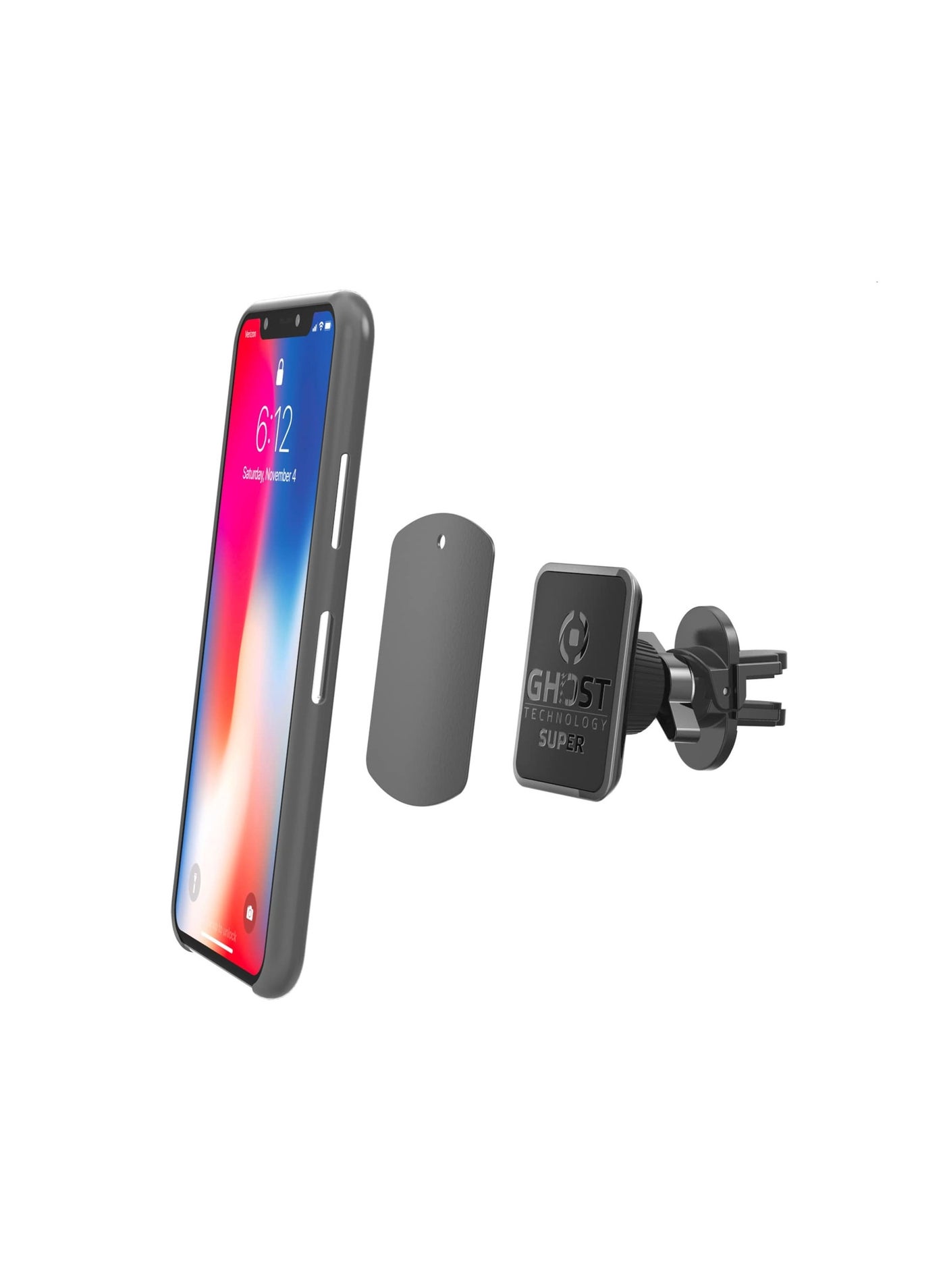 Universal Magnetic Car Phone Holder, Compatible with Magsafe Car Mount for Dashboard Installation, Air Vent Car Holder for Samsung iPhone 15/14/13 Series and All Mobile Phone