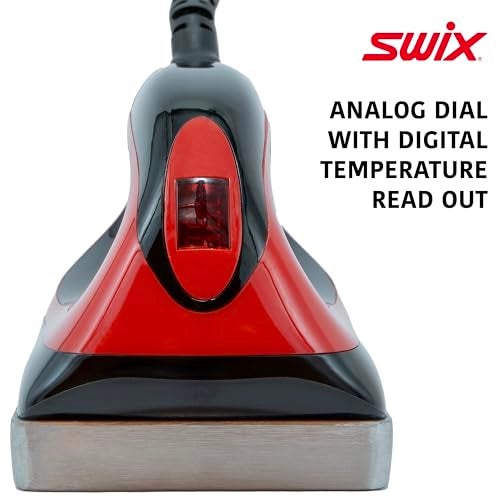 Swix DIGITAL Ski & Snowboard Wax IRON - Red - 18mm Base Plate - Adjustable Temperature for all waxes - Image 2