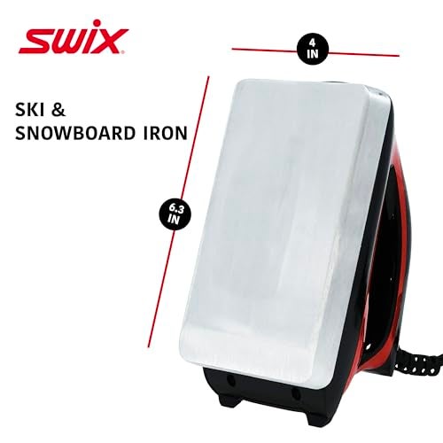 Swix DIGITAL Ski & Snowboard Wax IRON - Red - 18mm Base Plate - Adjustable Temperature for all waxes - Image 3