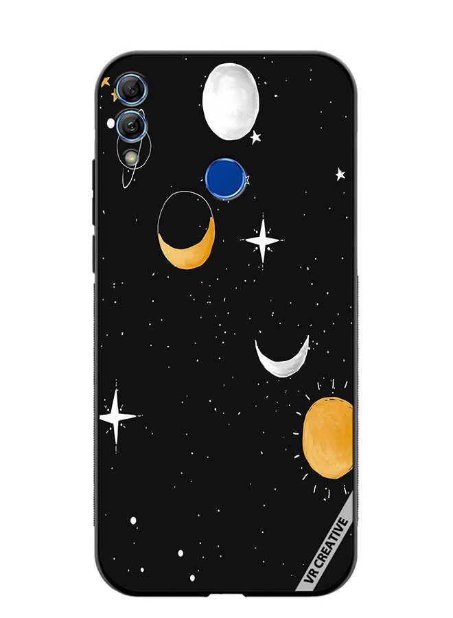 VR CREATIVE Protective Case Cover For Honor 10 Lite Night Design Multicolour