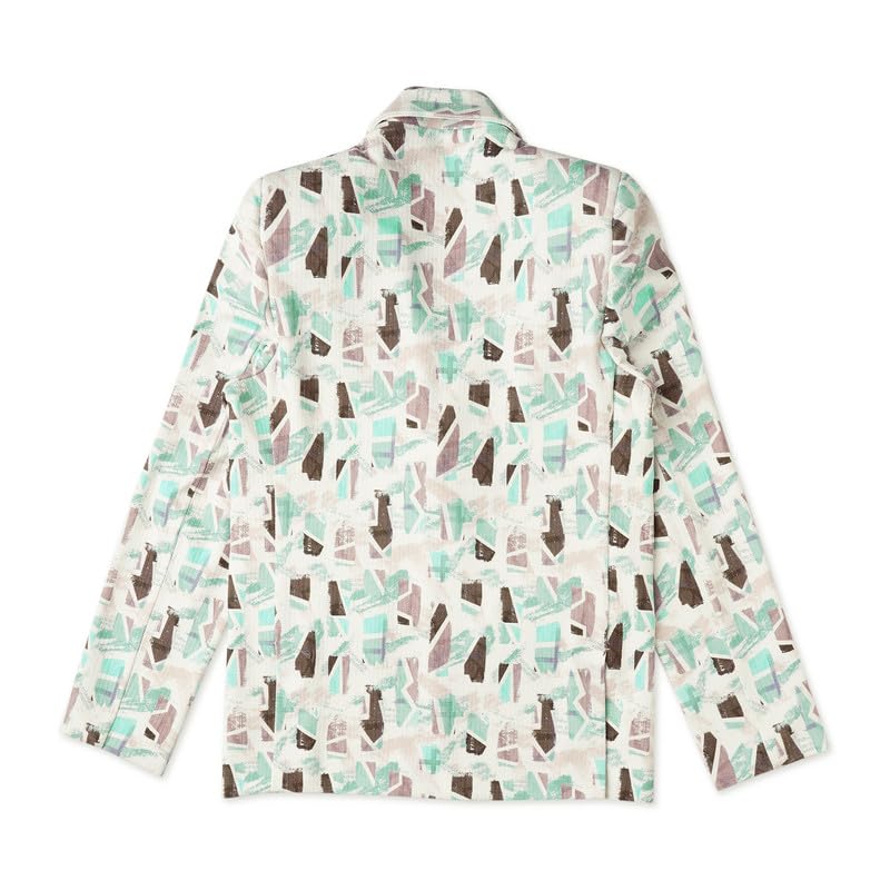 CAVIO Boys LightGreen Printed Blazer and T-Shirt - Image 2