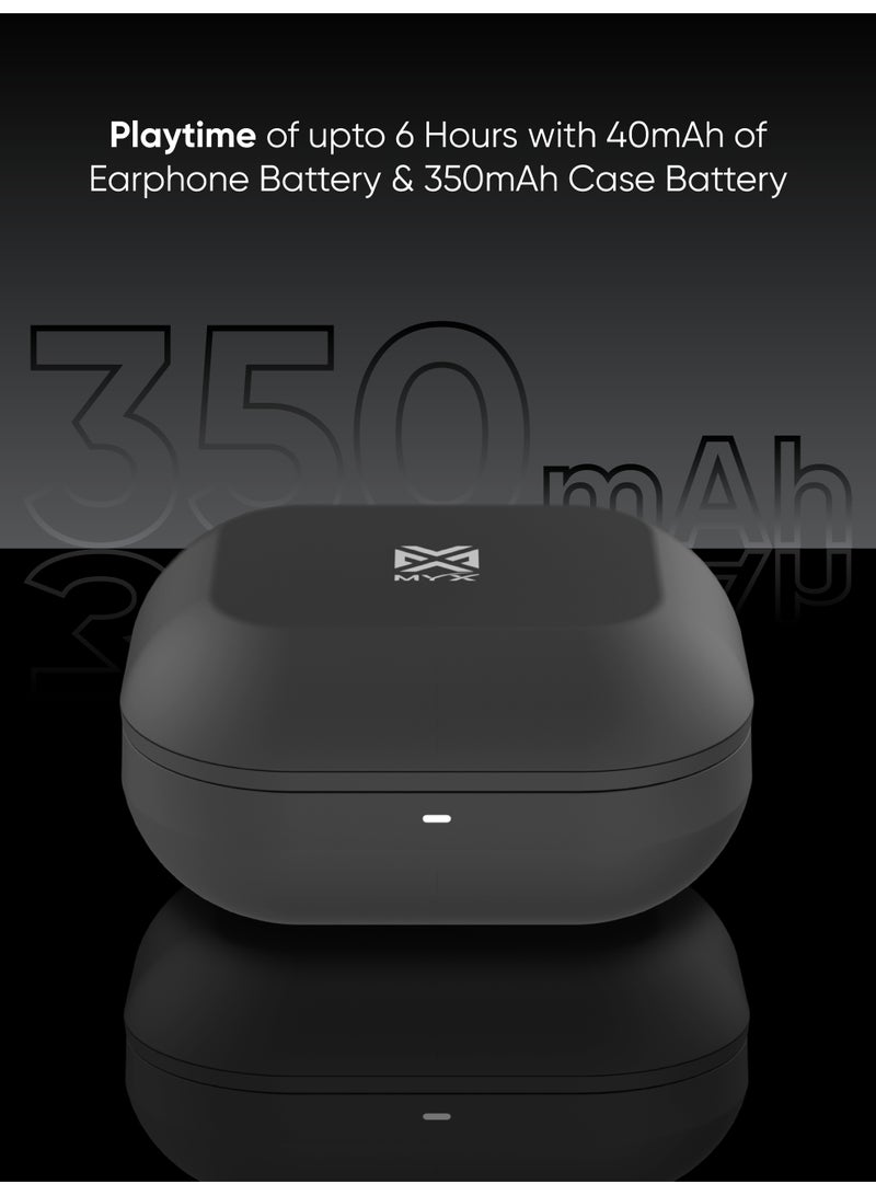 MYX SnapBuds MT52G True Wireless Earbuds | ENC Noise Cancelling with 4 Microphones | 40H Ultra-Long Battery Life | Bluetooth 5.3 | 11mm HD Sound Drivers | Fast Charging (45 Min) | Magnetic Compact Design | Compatible with iPhone, Samsung, Android - Green - Image 5