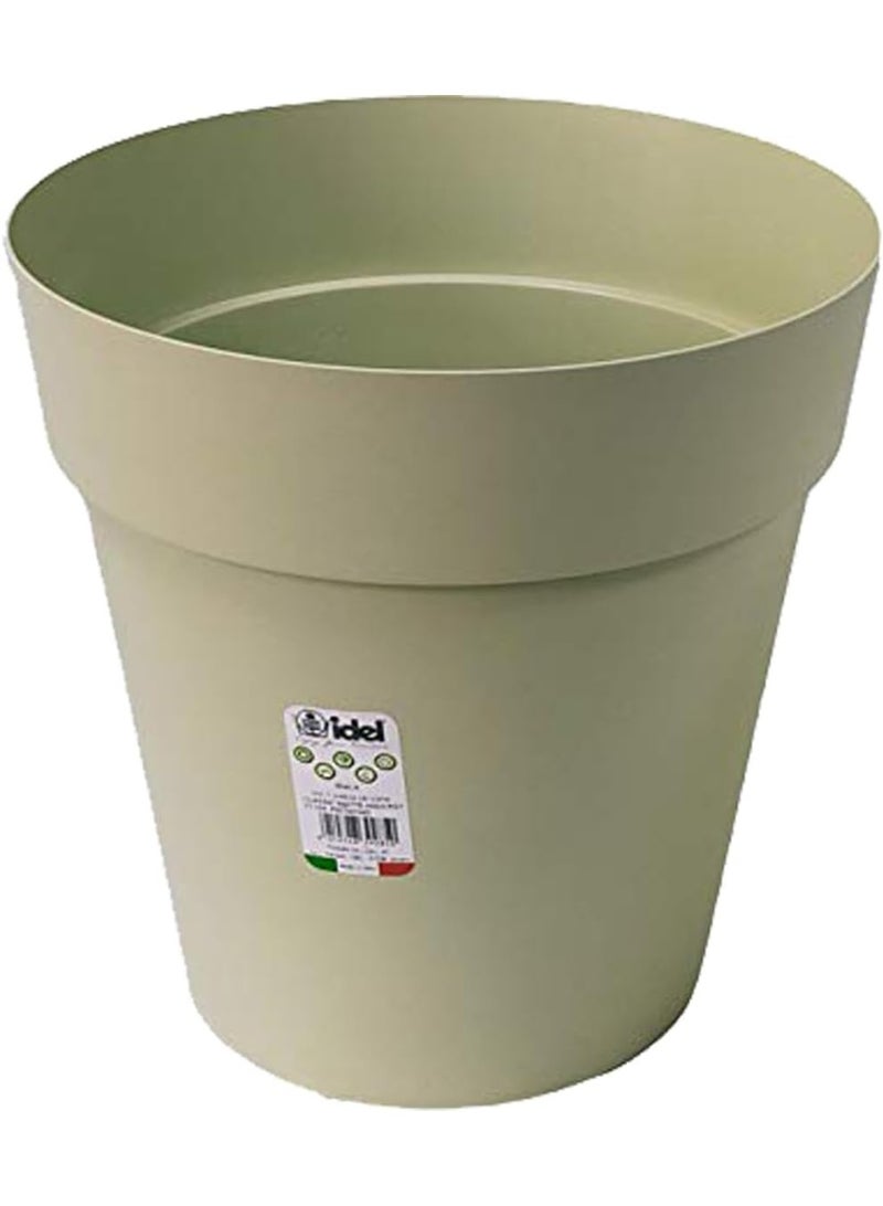 Idel Classic Matte Round Plant Pot – Lightweight Plastic Flower Planter for Indoor & Outdoor – Decorative Garden Pot for Balcony, Home & Office – 27cm, 32cm, 45cm Sizes Available - Image 4
