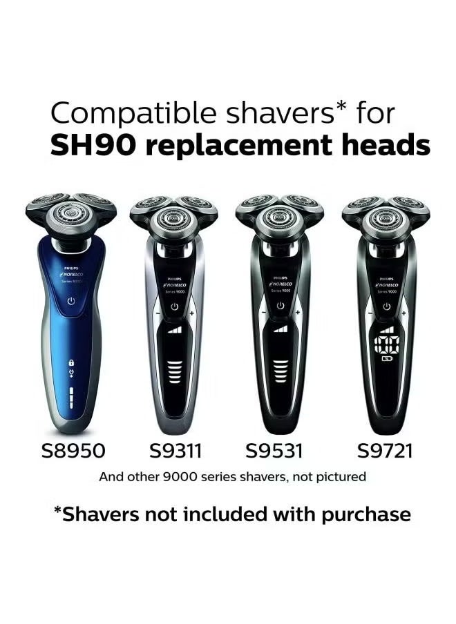 Philips Norelco Replacement Shaver Head For Series 9000 Silver  - Image 4