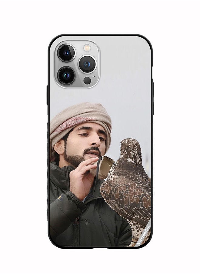 VR CREATIVE Protective Case Cover For Apple iPhone 11 Pro Max Sheikh Hamdan Loving His Eagle Design Multicolour  - Image 1