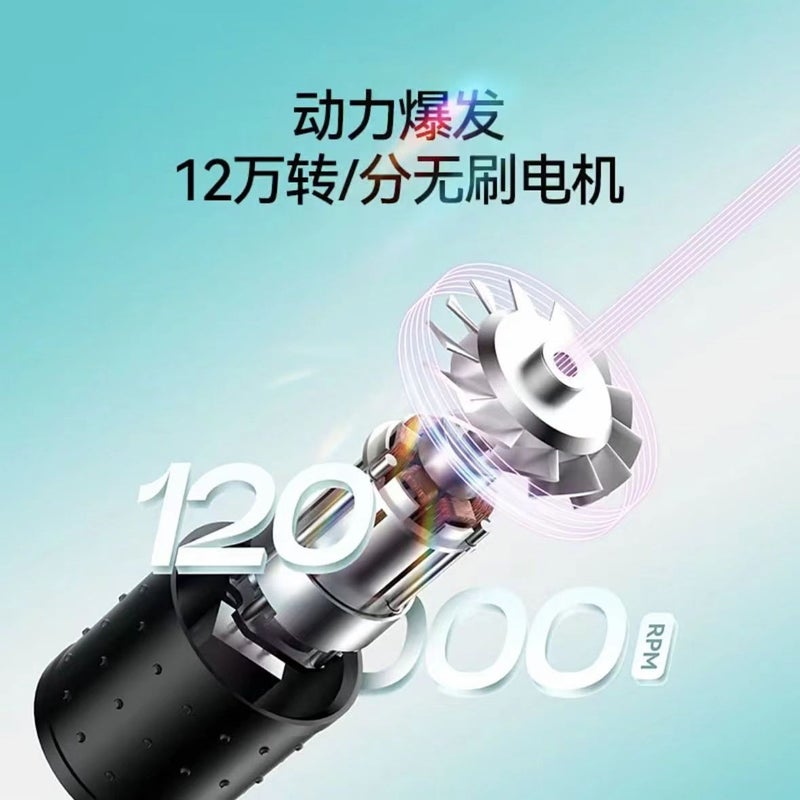 Deerma Dem-cf50 Multifunctional High-Speed Hair Dryer, Home Fast-Drying Negative Ion Hair Care, Green - Image 3