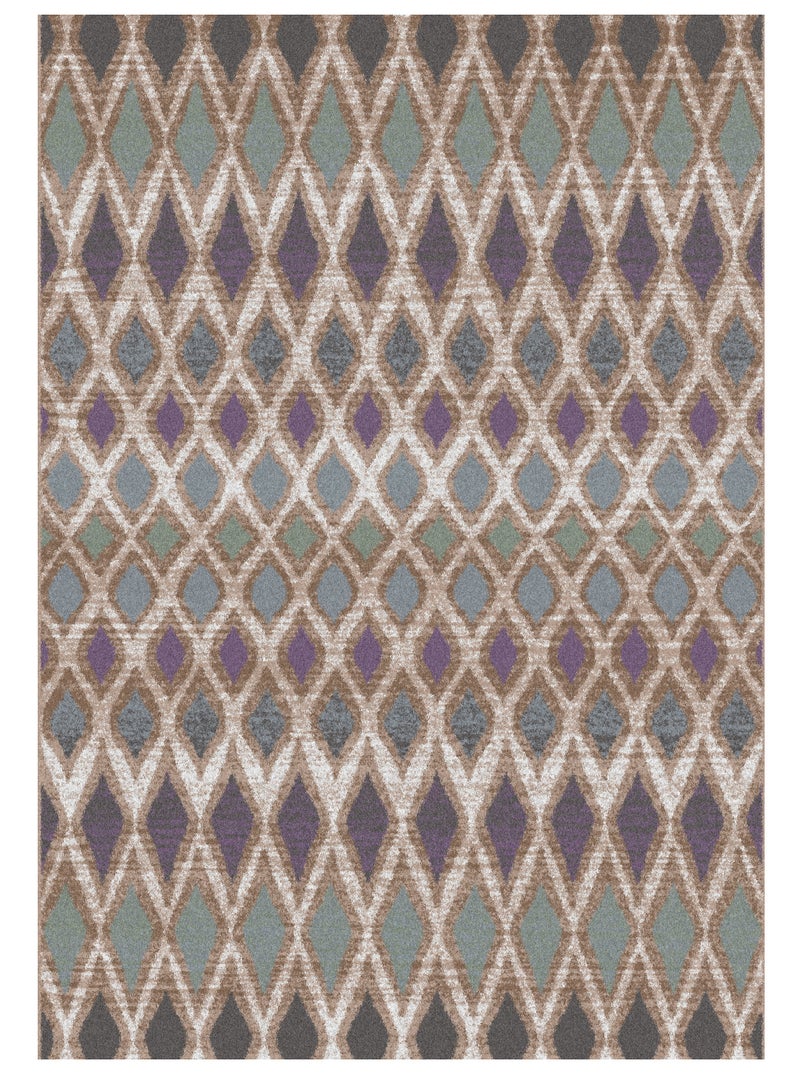 لوفت سانفورد، سجادات غرفة المعيشة على الطراز الحديث، سجادات أرضية ناعمة، سجاد، وسائد أريكة غير قابلة للانزلاق، سجادات غرفة المعيشة القابلة للغسل، مقاس 120 × 170 سم، متعدد الألوان - 5570-NQ2-N - Image 2