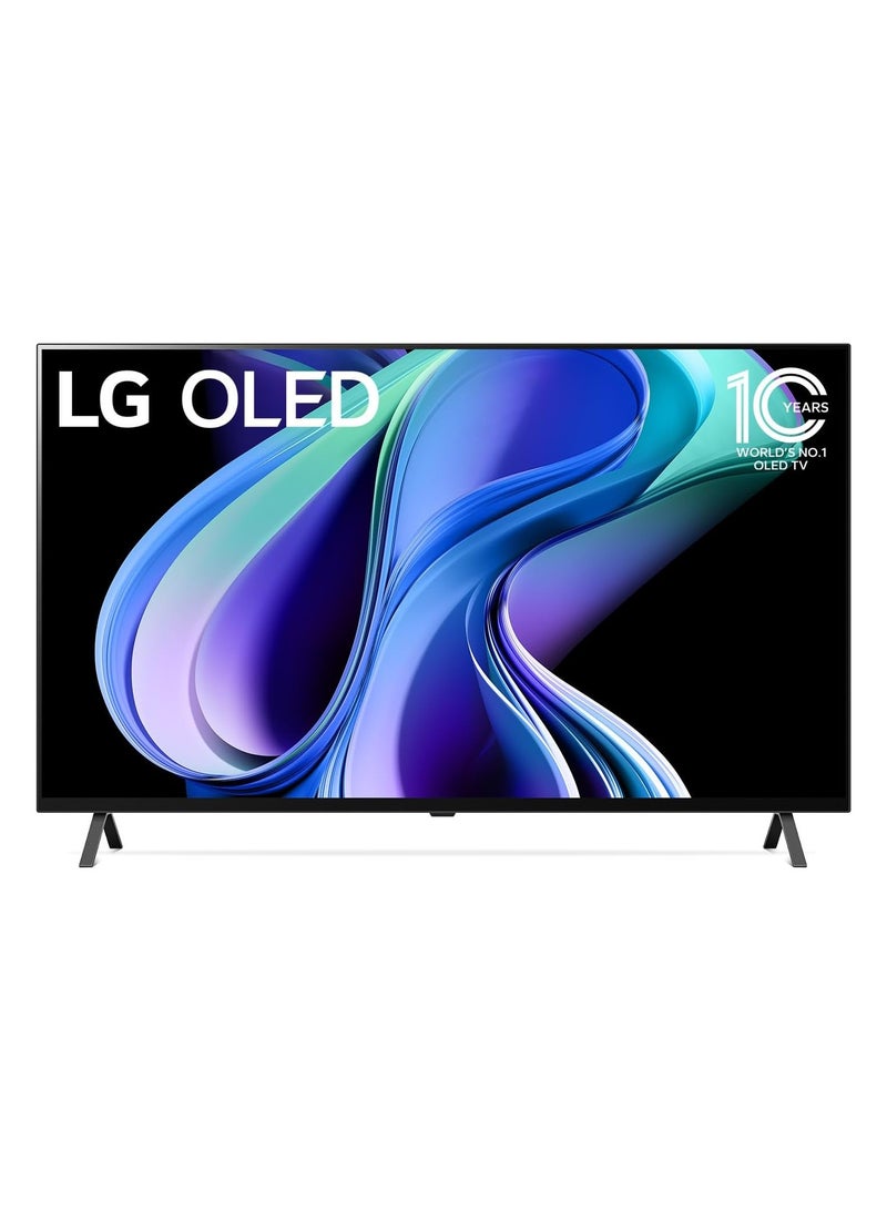 LG 55 Inch OLED TV - Smart ThinQ - Slim Style - 4 Side Cinema - OLED55A36LA Black - Image 1