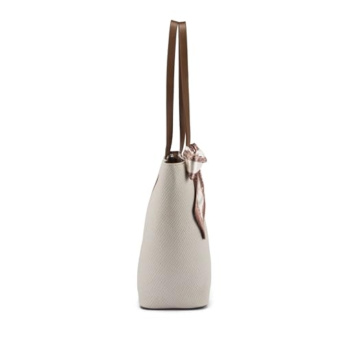 Lino Perros Avril Grace Off-White Tote Bag - Image 3