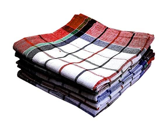 A'kin Akin Super Highly Absorbent 100% Cotton Multipurpose Kitchen Napkin | Cleaning Cloth | Duster and Chapatis Napkins | Length 18 Inch Width 18 Inch | (Pack of 6) - Image 3