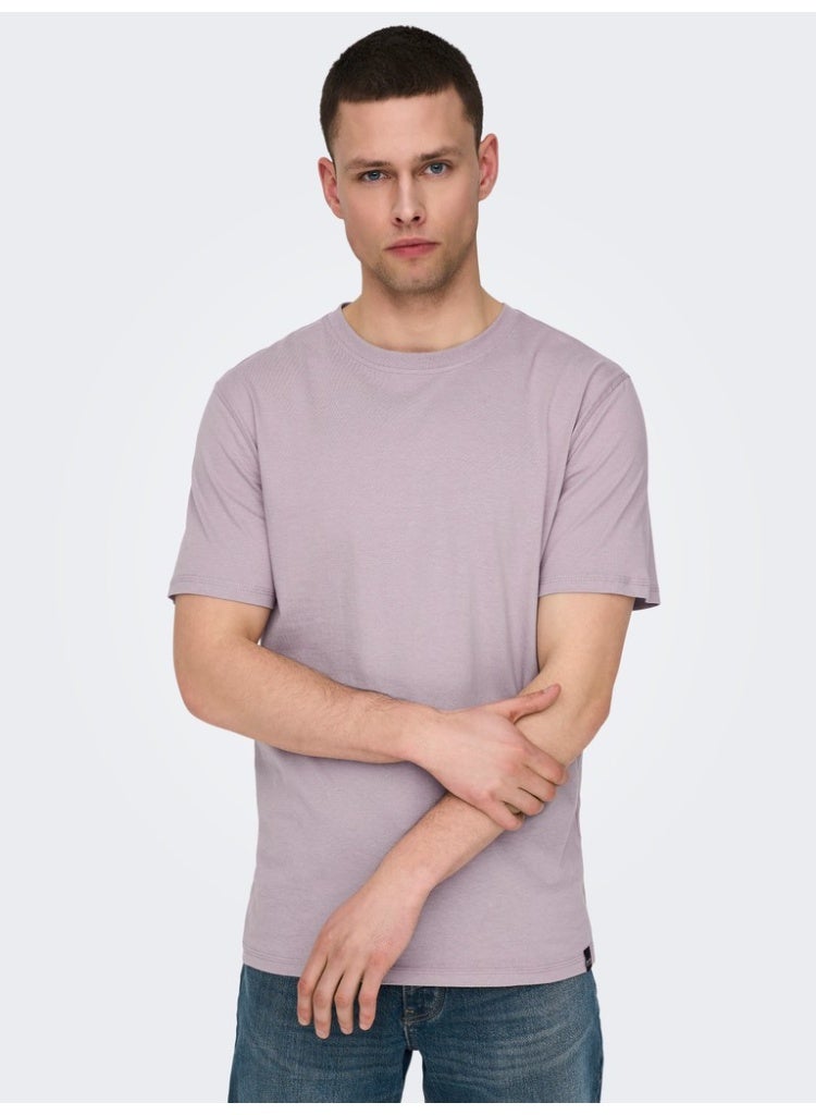 Only & Sons Men's Organic Cotton T-Shirt - Image 2