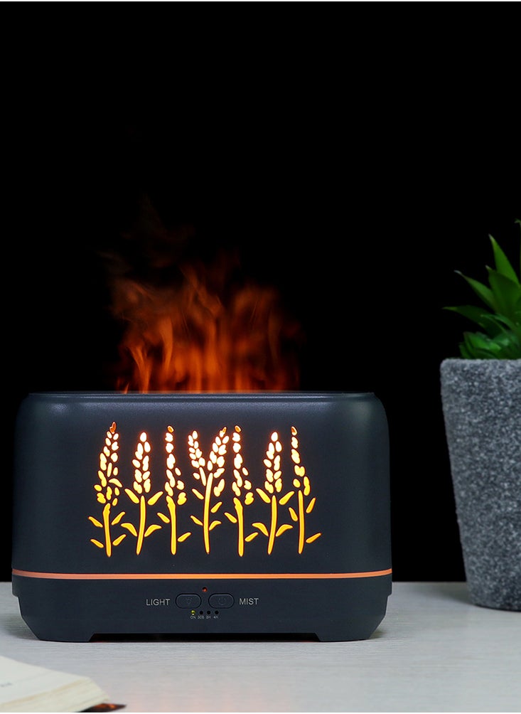 Perfii 200ml Flame Effects LED Aroma Diffuser for Home, Bedroom and Office  - Image 5