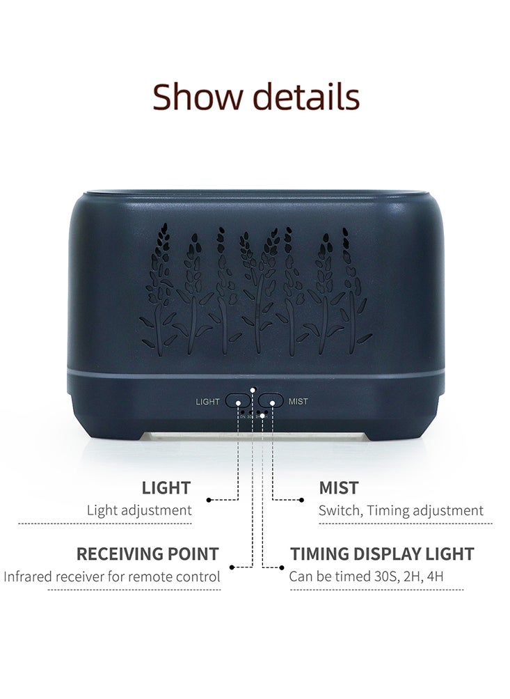 Perfii 200ml Flame Effects LED Aroma Diffuser for Home, Bedroom and Office  - Image 3
