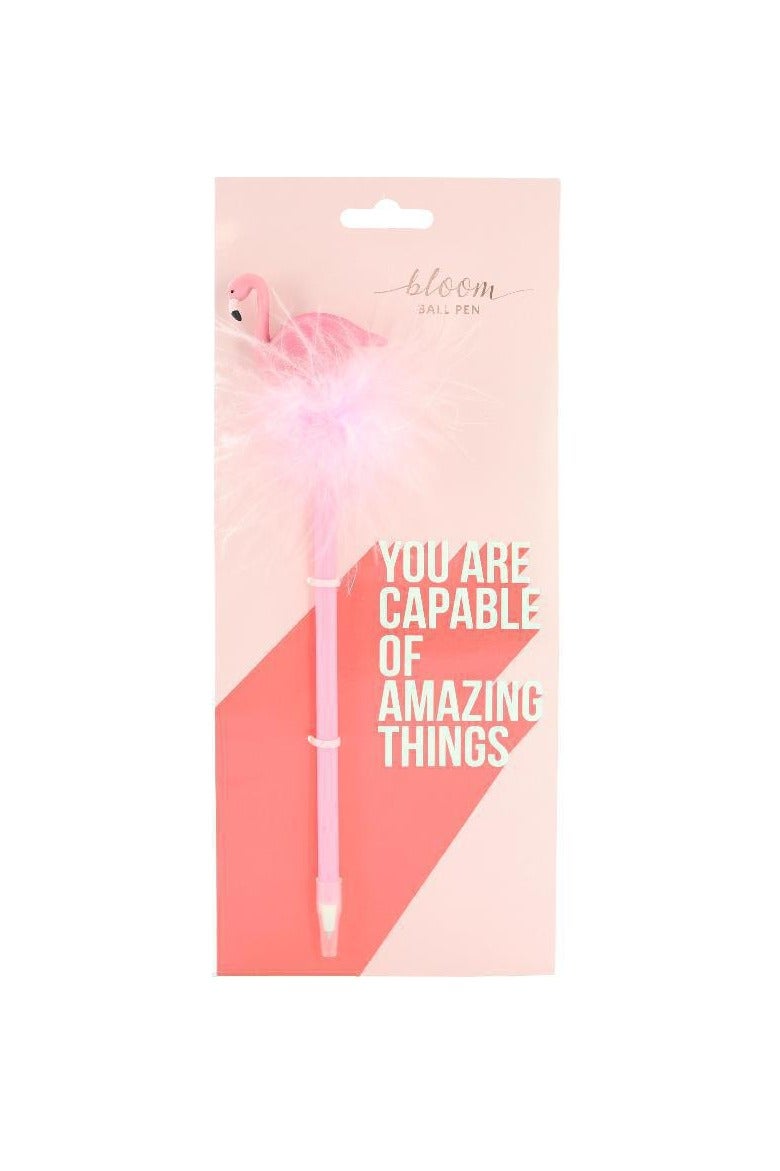 BLOOM Topper Flamingo Rollerball Pen