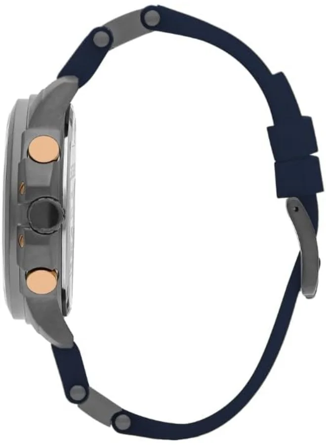 Slazenger SLAZENGER Men's Watch, Multi Function Display and Silicone Strap - SL.9.2212.2.02, Blue