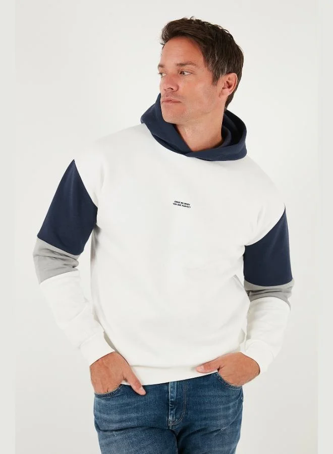 Buratti Cotton Relaxed Fit Hooded Furry Soft Raised Sweat Men's SWEAT 5905299