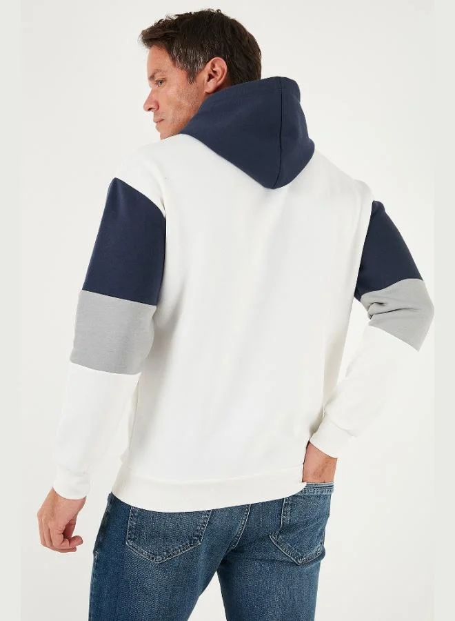 Buratti  Buratti Cotton Relaxed Fit Hooded Furry Soft Raised Sweat Men's SWEAT 5905299 for Men | Best Price UAE