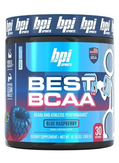 The Original Best BCAA Blue Raspberry Flavor 30 Servings
