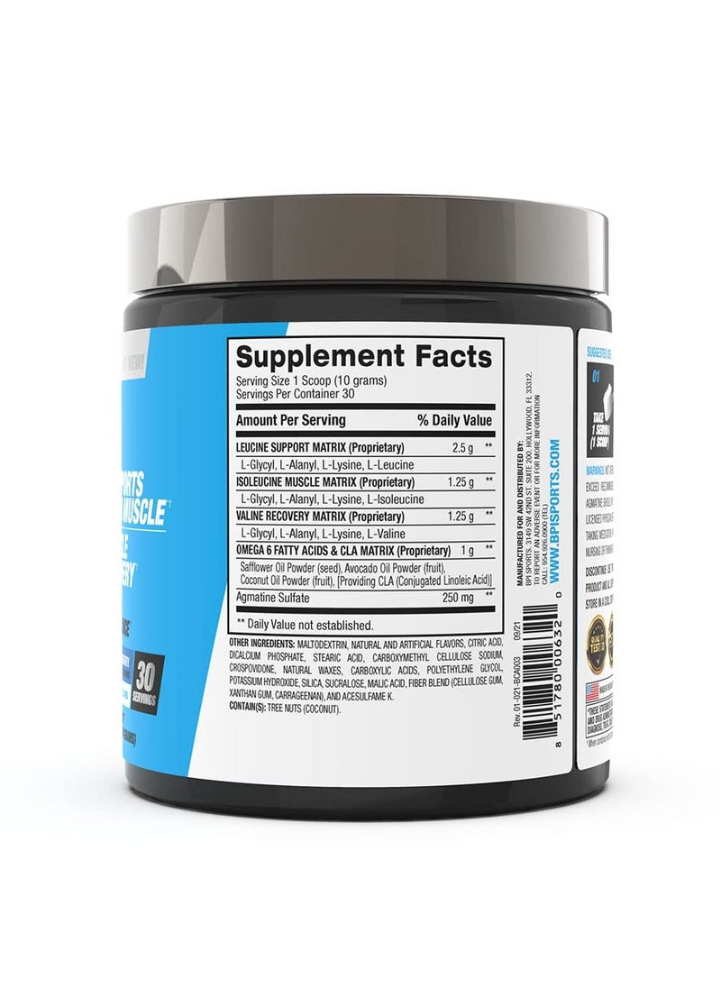 BPI SPORTS - The Original Best BCAA Blue Raspberry Flavor 30 Servings - Image 1