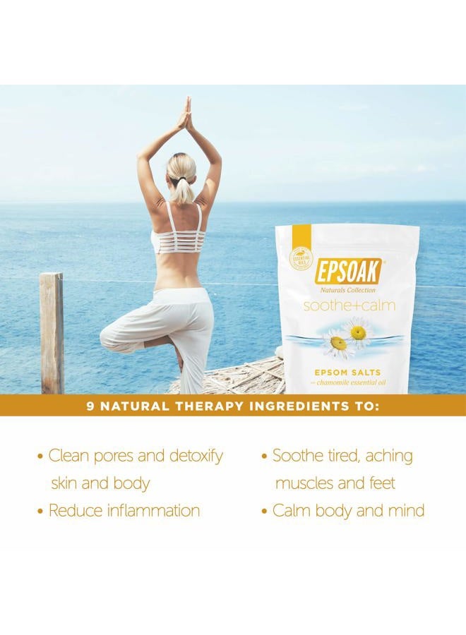 Epsoak Epsom Salt 2 lb. Magnesium Sulfate USP. (Qty. 1 x 2lb. Bag), Soothe + Calm, Resealable Epsom Salt Bag, Made in The USA, Cruelty-Free Certified - Image 5