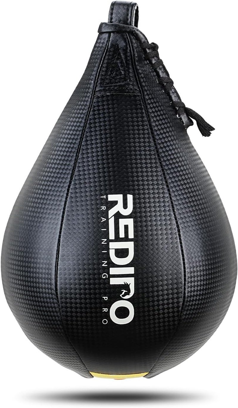 Redipo Superior Boxing Speed Bag - PU Leather Speed Punching Ball - Heavy Duty Hanging Swivel Ball for Gym & MMA Muay Thai Sports Fitness - Punching Dodge Striking Speed Reflex Ball - Image 1