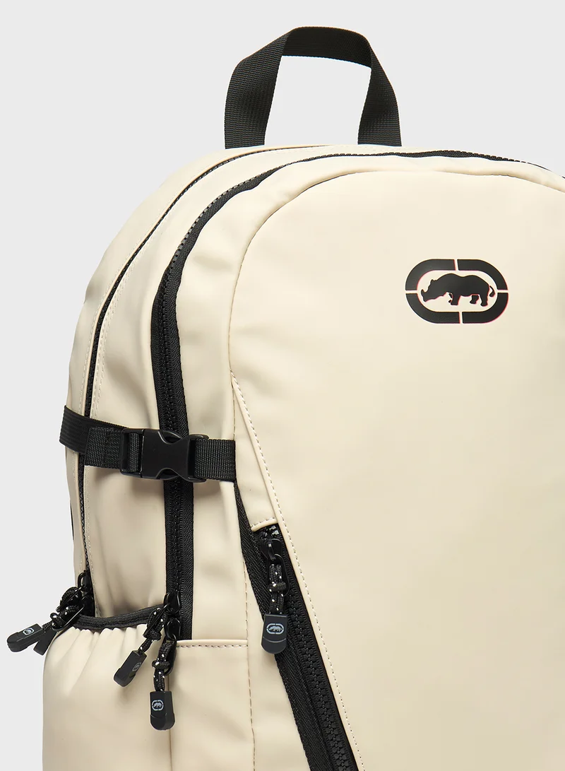 Ecko Unltd. Ecko Solid Backpack with Adjustable Straps and Zip