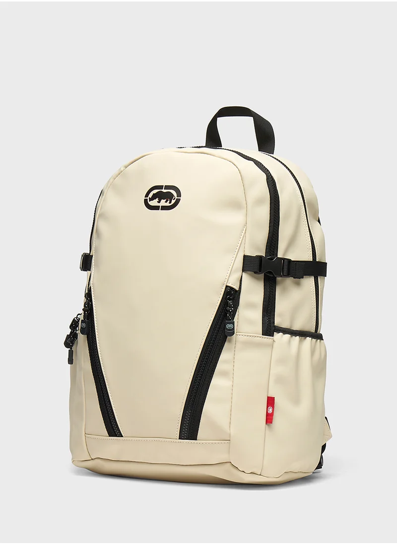 إيكو يو إن إل تي دي. Ecko Solid Backpack with Adjustable Straps and Zip