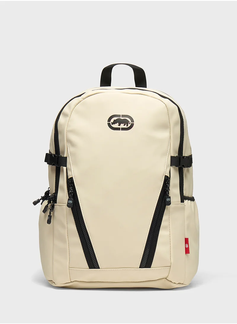 إيكو يو إن إل تي دي. Ecko Solid Backpack with Adjustable Straps and Zip