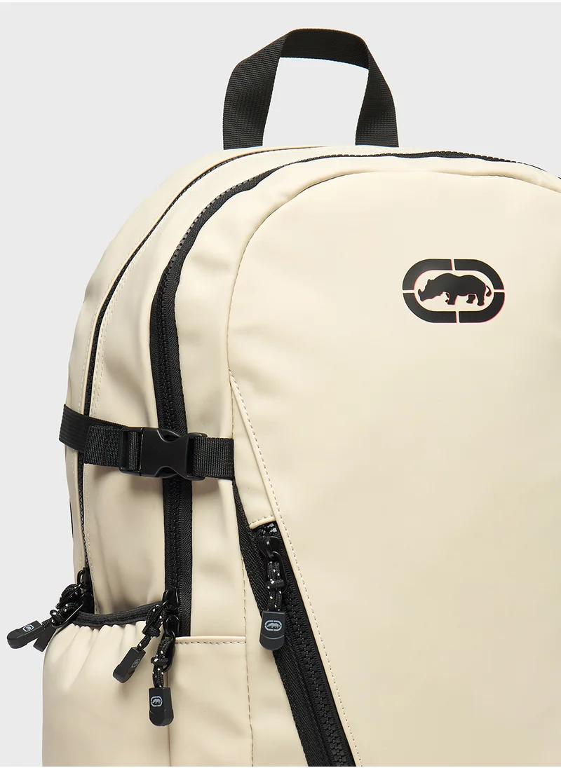 إيكو يو إن إل تي دي. Ecko Solid Backpack with Adjustable Straps and Zip
