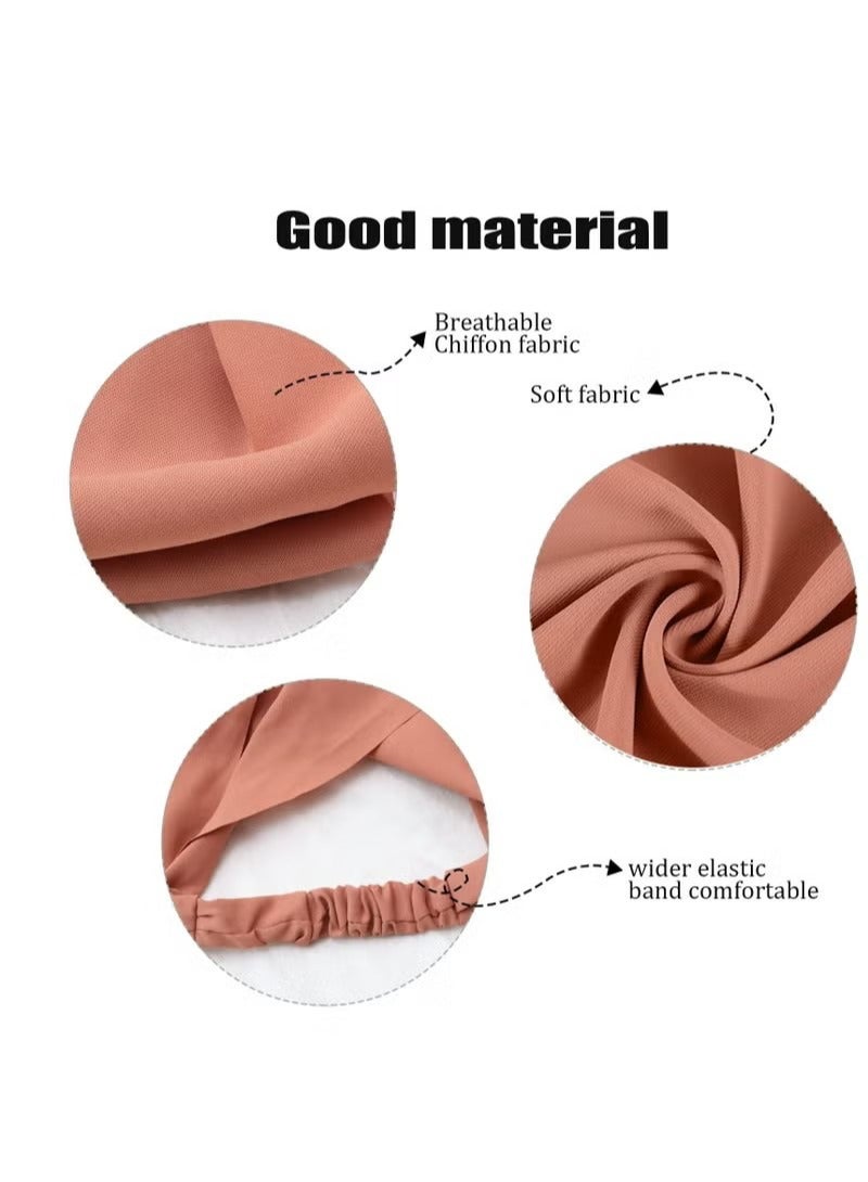 Generic Hair Scarf Headband for Women Elastic Headbands Accessories Triangle Fashion Girls 8 Pack - Image 2
