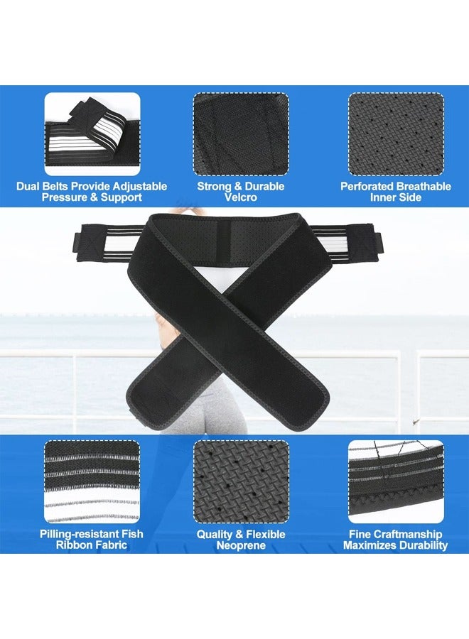 2PCS Relieve back pain sciatica，sciatica waist belt，Hip Braces for Hip Pain - Pelvic Support Belt for Men and Women - Image 2